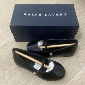 NWOT Black Ralph Lauren Alyssa MJ. Size 7 Toddler